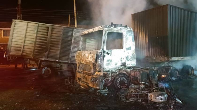 Driver Burns To Death Inside Lorry While Escaping After Killing Pedestrian In Machakos